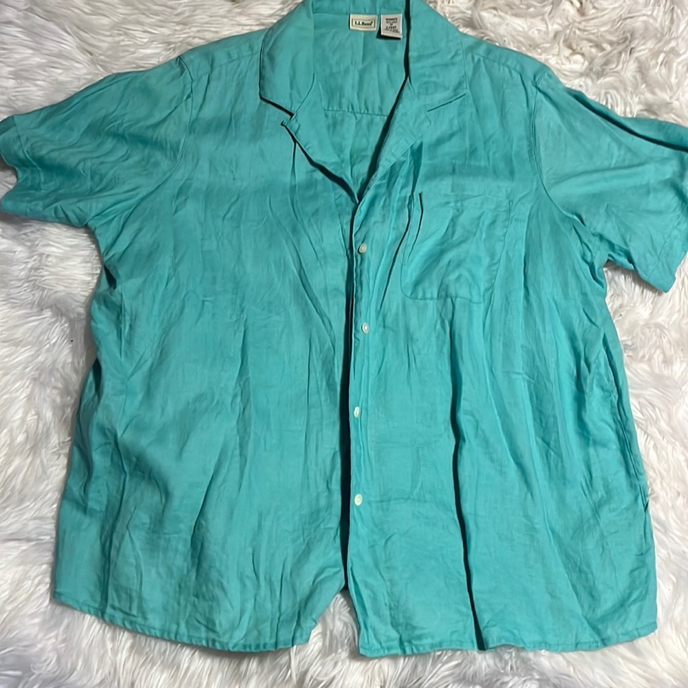 L.L. Bean Woman’s Linen Button Up